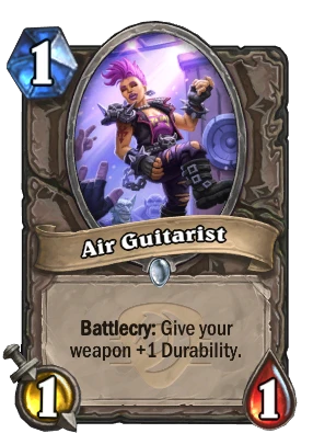 Air Guitarist Card Image