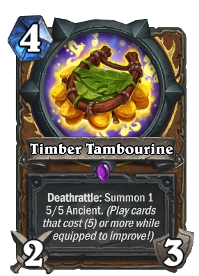 Timber Tambourine Card Image