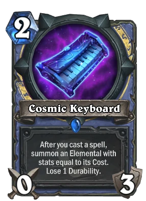 Cosmic Keyboard Card Image