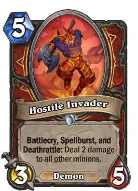 Hostile Invader Card Image