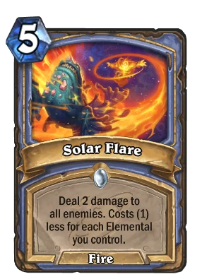 Solar Flare Card Image