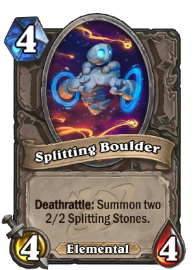 Splitting Boulder Card Image