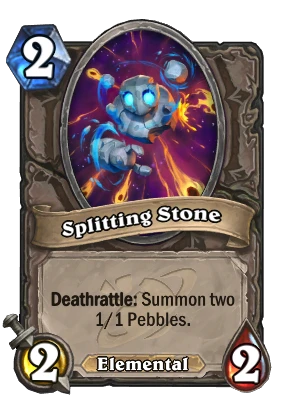 Splitting Stone Card Image