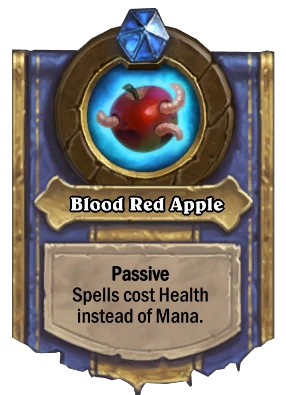 Blood Red Apple Card Image
