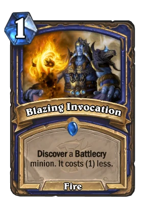Blazing Invocation Card Image
