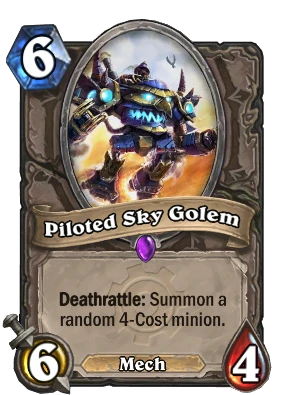 Piloted Sky Golem Card Image