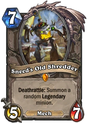 Sneed's Old Shredder Card Image
