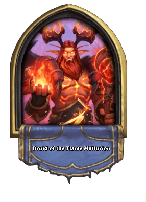 Druid of the Flame Malfurion Card Image