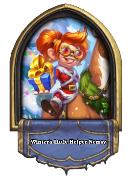 Winter's Little Helper Nemsy Card Image