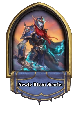 Newly Risen Scarlet Card Image