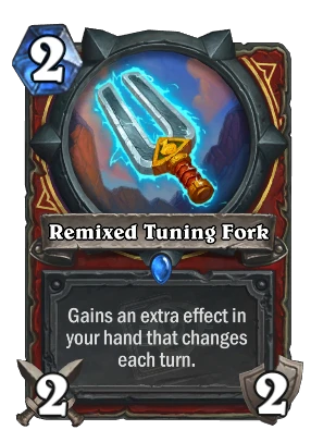Remixed Tuning Fork Card Image