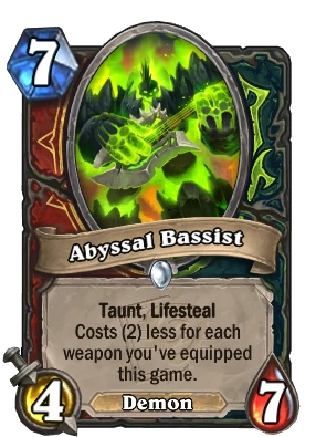 Abyssal Bassist Card Image