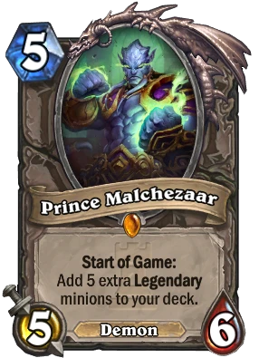 Prince Malchezaar Card Image