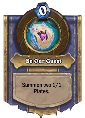 Be Our Guest Card Image