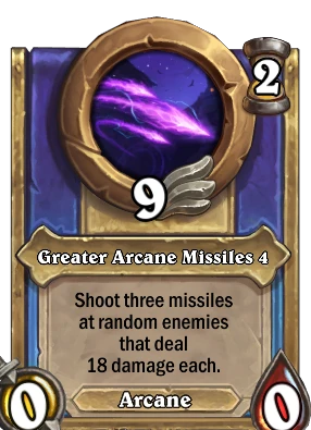 Greater Arcane Missiles 4 Card Image