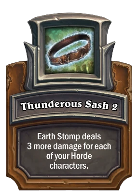 Thunderous Sash 2 Card Image