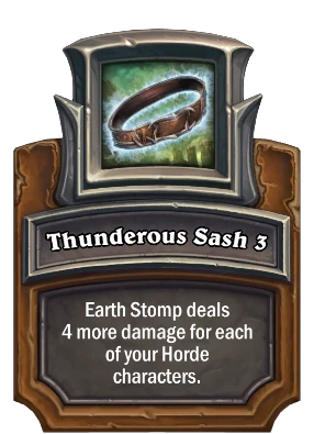 Thunderous Sash 3 Card Image