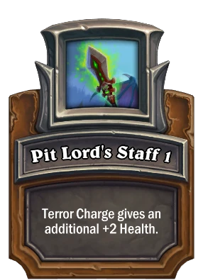 Pit Lord's Staff 1 Card Image