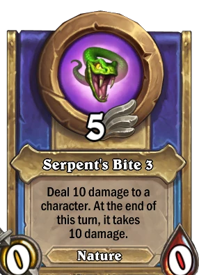 Serpent's Bite 3 Card Image
