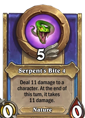 Serpent's Bite 4 Card Image