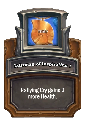 Talisman of Inspiration 1 Card Image