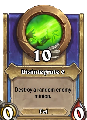 Disintegrate {0} Card Image
