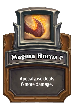 Magma Horns {0} Card Image