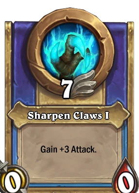 Sharpen Claws I Card Image