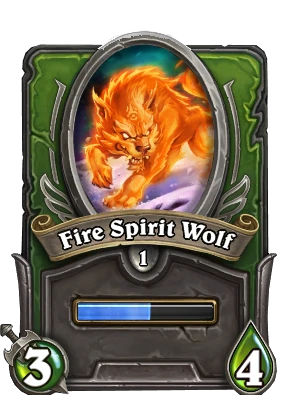 Fire Spirit Wolf Card Image