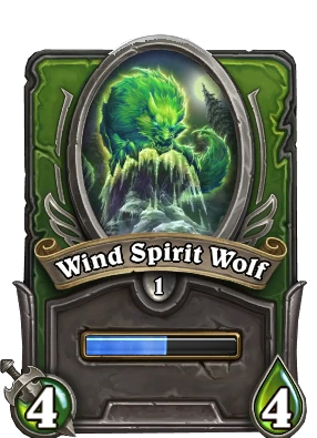 Wind Spirit Wolf Card Image