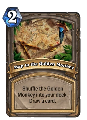 Map to the Golden Monkey Card Image