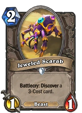 Jeweled Scarab Card Image