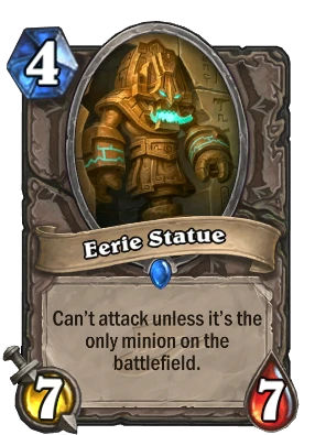 Eerie Statue Card Image