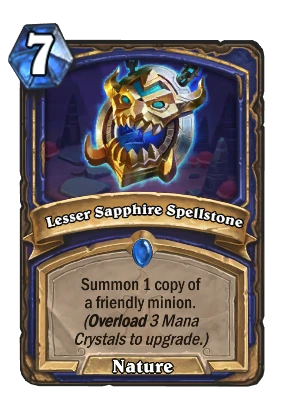 Lesser Sapphire Spellstone Card Image