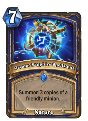 Greater Sapphire Spellstone Card Image