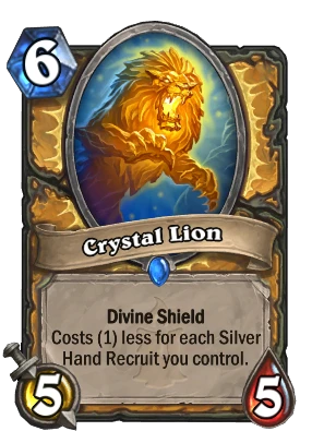 Crystal Lion Card Image