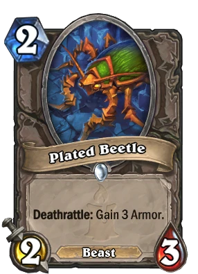 Plated Beetle Card Image
