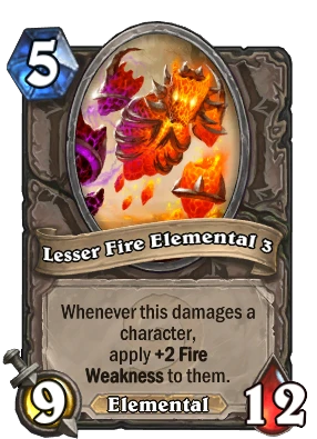 Lesser Fire Elemental 3 Card Image