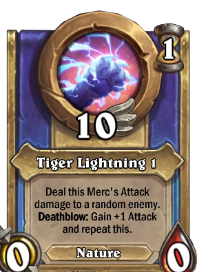 Tiger Lightning 1 Card Image