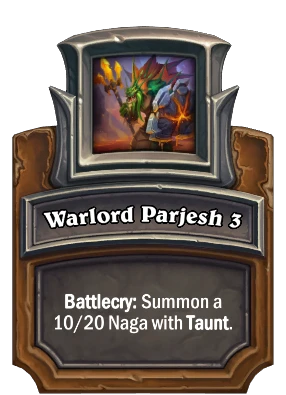 Warlord Parjesh 3 Card Image