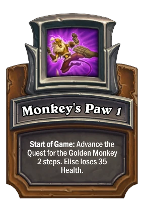 Monkey's Paw 1 Card Image