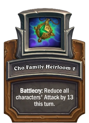 Cho Family Heirloom 2 Card Image