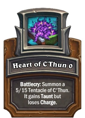 Heart of C'Thun {0} Card Image