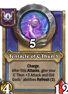 Tentacle of C'Thun 3 Card Image