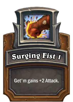Surging Fist 1 Card Image