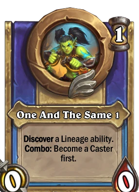 One And The Same 1 Card Image