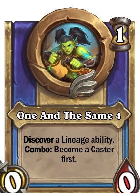 One And The Same 4 Card Image