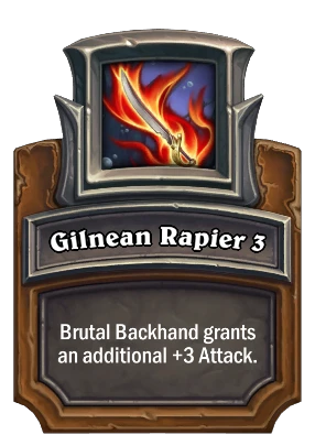 Gilnean Rapier 3 Card Image