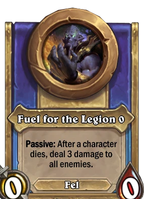 Fuel for the Legion {0} Card Image