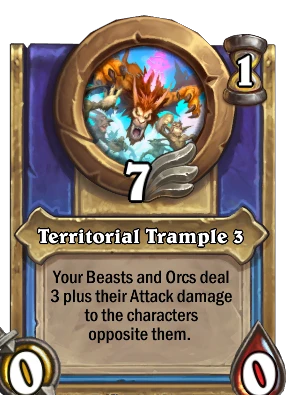 Territorial Trample 3 Card Image